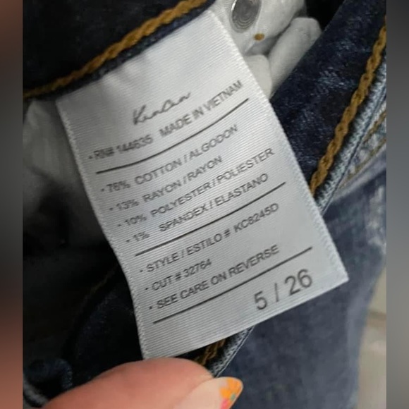 Kan Can Raw Hem Skinny Jeans - Picture 2 of 2